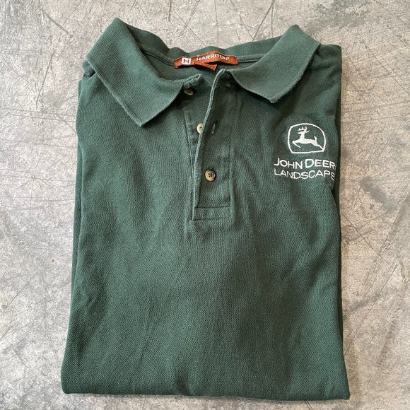 Vintage Style John Deere Embroidered Polo - Picture 1 of 11
